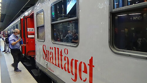 Erster SnälltågetNachtzug von Stockholm in Berlin Eurailpress