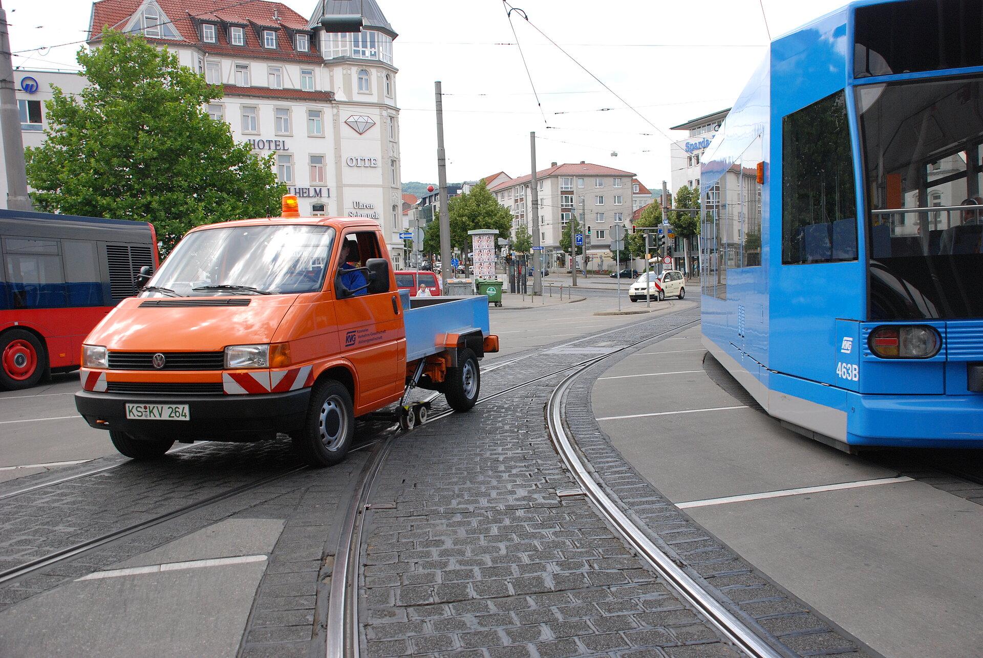 Schmierfahrzeug der KVG
